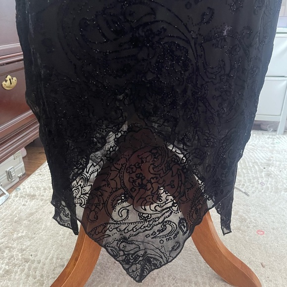 Vintage Sparkle Black Dress - Picture 3 of 9